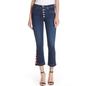Veronica Beard Carolyn High Waisted Boot-Cut Jeans - NEW